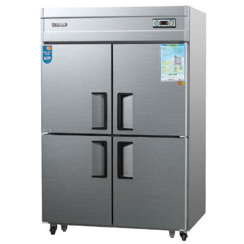 우성 CWS-1242RF 업소용 냉장고 냉동고 45박스 냉장2칸 하냉동2칸 직냉식 아날로그 4도어 1260x800x1900mm