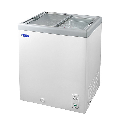 캐리어 CSDH-D100WA 업소용 냉동쇼케이스 냉동평대 아이스크림냉동고 600x522x825mm