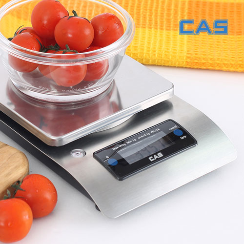 카스 전자저울 디지털 주방저울 이유식 요리용 계량 WK-5A(0.1g-500g)