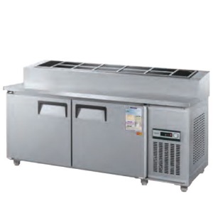 우성 CWS-150RBT-15 업소용 토핑 테이블 냉장고 일반형 직냉식 아날로그 1500x800x1010mm