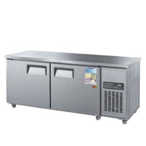 우성 CWSM-180RFT 업소용 테이블 냉장고 냉동고 일반형 직냉식 디지털 2도어 1800x700x800mm