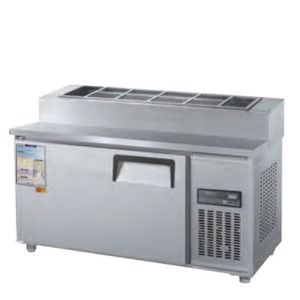 우성 CWSM-120RBT-15 업소용 토핑 테이블 냉장고 일반형 직냉식 디지털 1200x800x1010mm