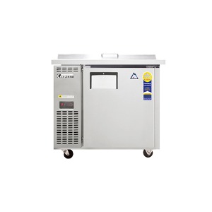 부성 에베레스트 B090T-1ROOS-E 업소용 토핑 테이블 냉장고 상판작업대 밧드 간냉식 906x800x970mm