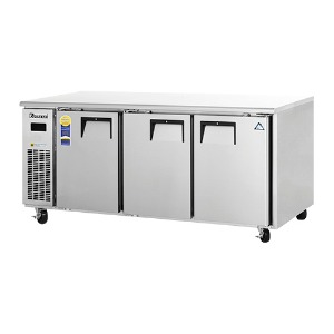 부성 에베레스트 B180C-3FRRS-E 업소용 콜드 테이블냉장고 냉동고 냉장2칸 냉동1칸 간냉식 1806x700x840mm
