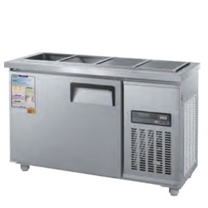 우성 CWSM-120RB-D5 업소용 반찬 테이블 냉장고 찬 밧드 일반형 직냉식 디지털 1200x500x800mm