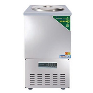 우성 CWSRM-301 업소용 디지털 육수냉장고 슬러시 냉면 동치미 스텐 3말 외통 500x500x940mm