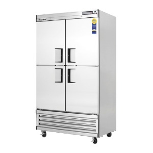 부성 에베레스트 B100B-4RROS-E 업소용 냉장고 기계하부형 간냉식 1000x803x2028mm