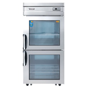우성 CWS-830R-2G 업소용 냉장고 유리도어 냉장전용 직냉식 아날로그 2도어 850x750x1900mm