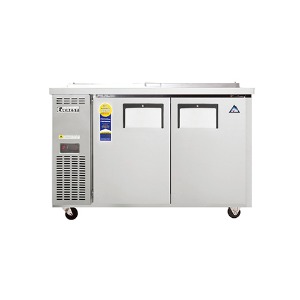 부성 에베레스트 B120T-2RROS-E 업소용 토핑 테이블 냉장고 상판작업대 밧드 간냉식 1206x800x970mm