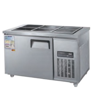 우성 CWSM-120RB 업소용 반찬 테이블 냉장고 찬 밧드 일반형 직냉식 디지털 1200x700x800mm