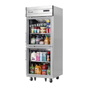부성 에베레스트 B074H-2ROOS-E 업소용 냉장쇼케이스 기계상부형 2도어 간냉식 740x803x1910mm