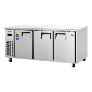 부성 에베레스트 B240C-3RRRS-E 업소용 콜드 테이블 냉장고 간냉식 2370x700x840mm