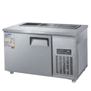 우성 CWSM-120RBT 업소용 반찬 테이블 냉장고 앞작업대 찬 밧드 일반형 직냉식 디지털 1200x700x800mm