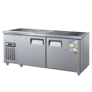 우성 CWS-180RB 업소용 반찬 테이블 냉장고 찬 밧드 일반형 직냉식 아날로그 1800x700x800mm