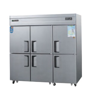 우성 CWSM-1966DR 업소용 냉장고 65박스 냉장전용 직냉식 디지털 6도어 1900x800x1900mm