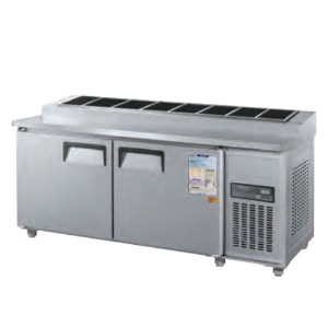 우성 CWSM-150RBT-10 업소용 김밥 테이블 냉장고 일반형 직냉식 디지털 1500x750x870mm