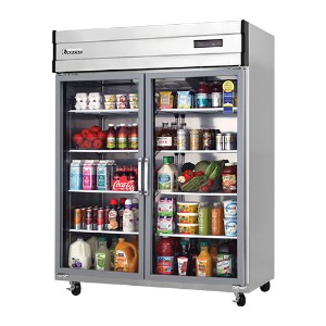 부성 에베레스트 B150H-2RROS-E 업소용 냉장쇼케이스 기계상부형 2도어 간냉식 1500x803x1910mm