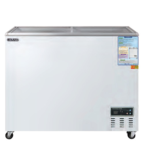 그랜드 우성 CWSM-230FAD 업소용 냉동 쇼케이스 유리 도어 냉동고 평대 아이스크림 냉동 식품 보관 230L 900x610x870mm