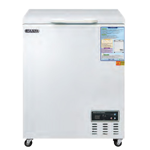 그랜드 우성 CWSM-130FA 업소용 다목적 냉동고 스토커 덮개 커버 아이스크림 냉동 식품 보관 165L 700x650x890mm