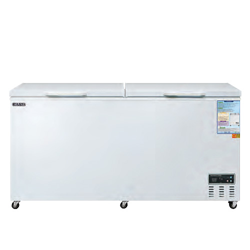 그랜드 우성 CWSM-360FA 업소용 다목적 냉동고 스토커 덮개 커버 아이스크림 냉동 식품 보관 340L 2도어 1200x650x890mm